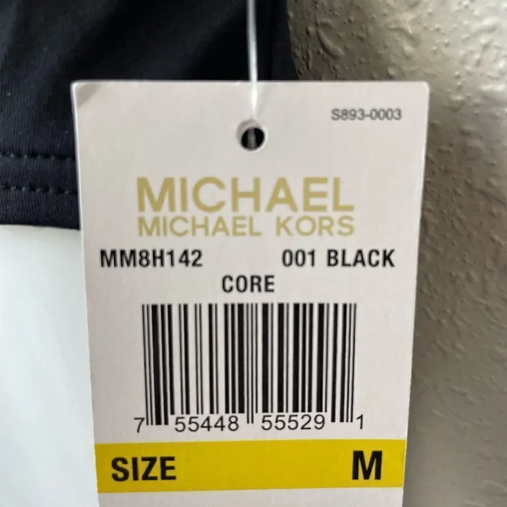 NWT MICHAEL Michael Kors Black Swim Bottoms Sizes XS, M or L